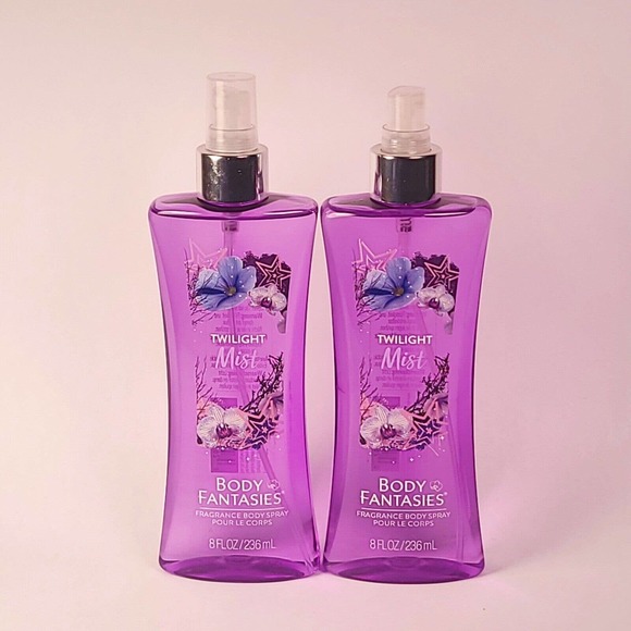 NEW Body Fantasies Twilight Mist Fragrance Body Spray Mist 8 oz 236 mL Lot of 2 - Picture 1 of 3